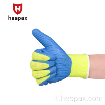 Hespax Comfort Protect Glove Anti-slip Custom Latex Burre
